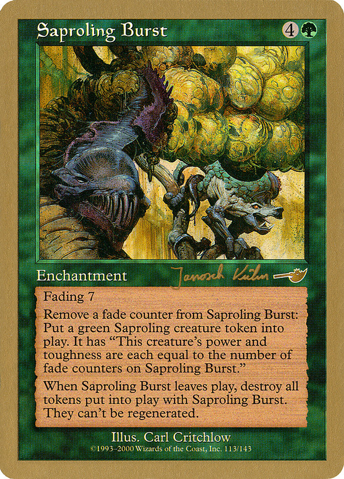 Saproling Burst (Janosch Kuhn) [World Championship Decks 2000] | Webway Games
