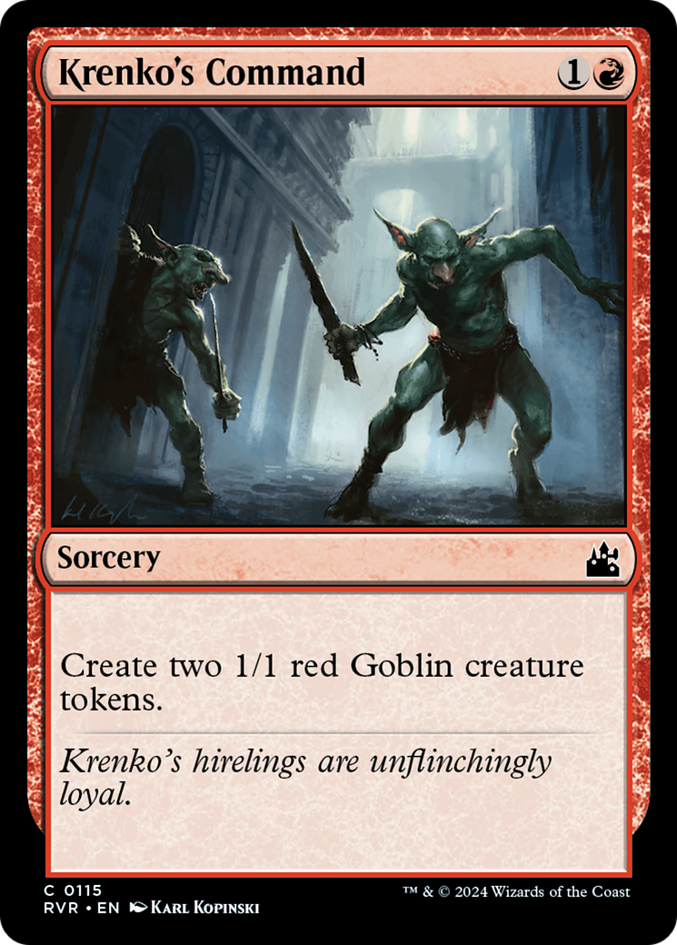Krenko's Command [Ravnica Remastered] | Webway Games