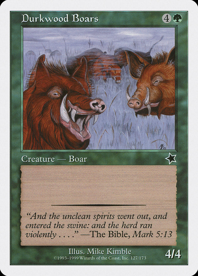 Durkwood Boars [Starter 1999] | Webway Games