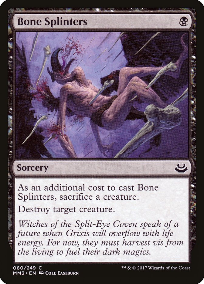 Bone Splinters [Modern Masters 2017] | Webway Games