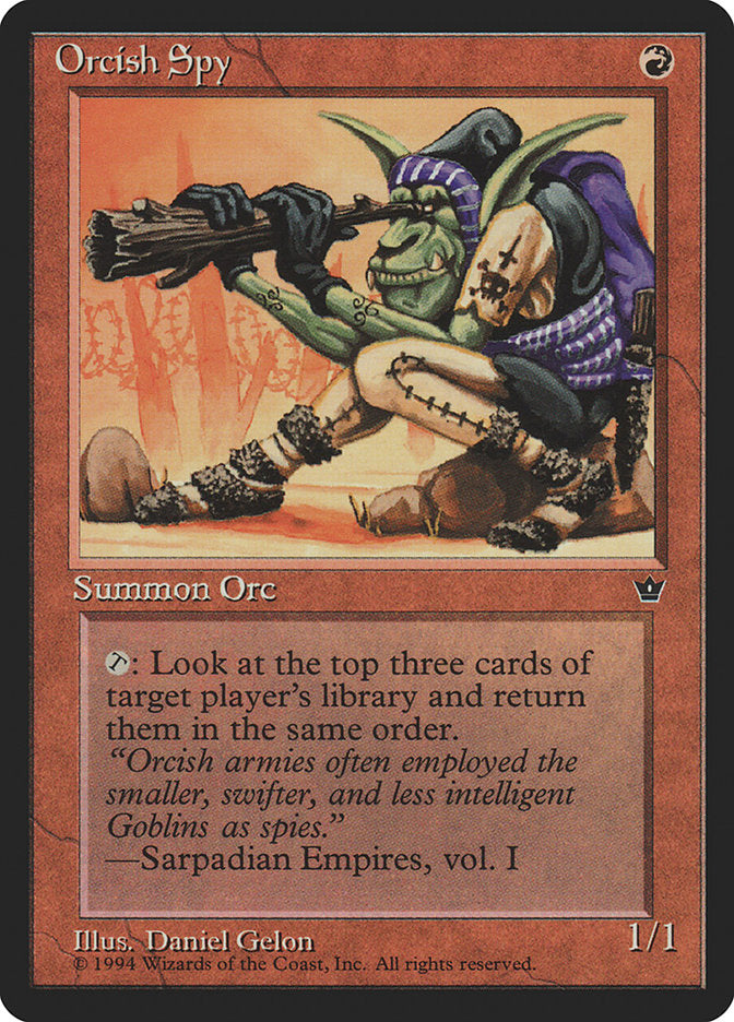 Orcish Spy (Daniel Gelon) [Fallen Empires] | Webway Games