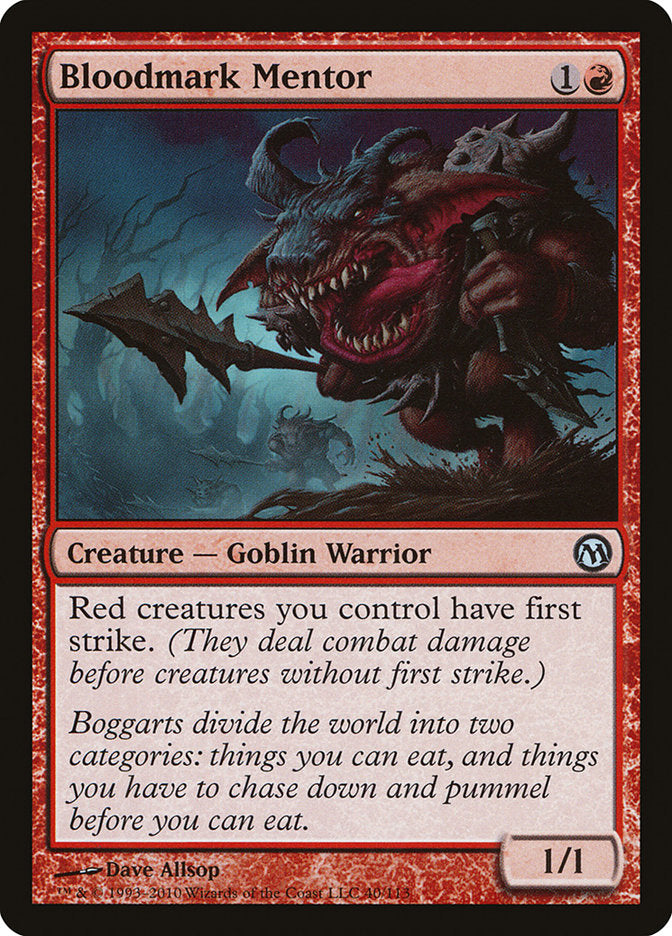 Bloodmark Mentor [Duels of the Planeswalkers] | Webway Games