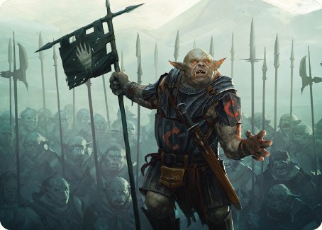 Ugluk of the White Hand Art Card [The Lord of the Rings: Tales of Middle-earth Art Series] | Webway Games