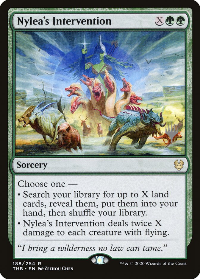 Nylea's Intervention (Promo Pack) [Theros Beyond Death Promos] | Webway Games