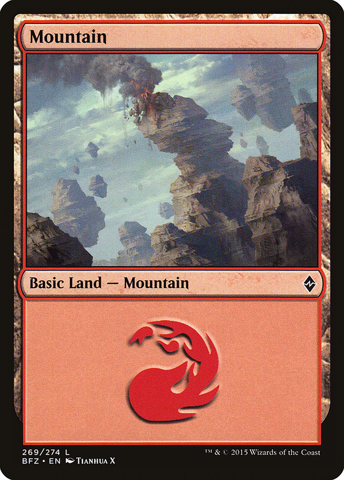 Mountain (#269a) [Battle for Zendikar]