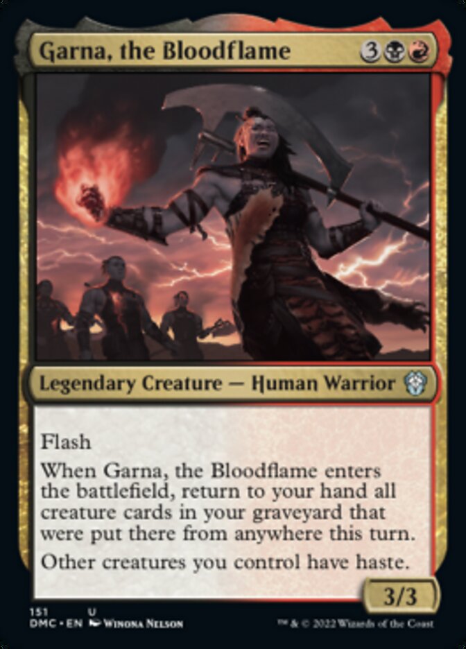 Garna, the Bloodflame [Dominaria United Commander] | Webway Games
