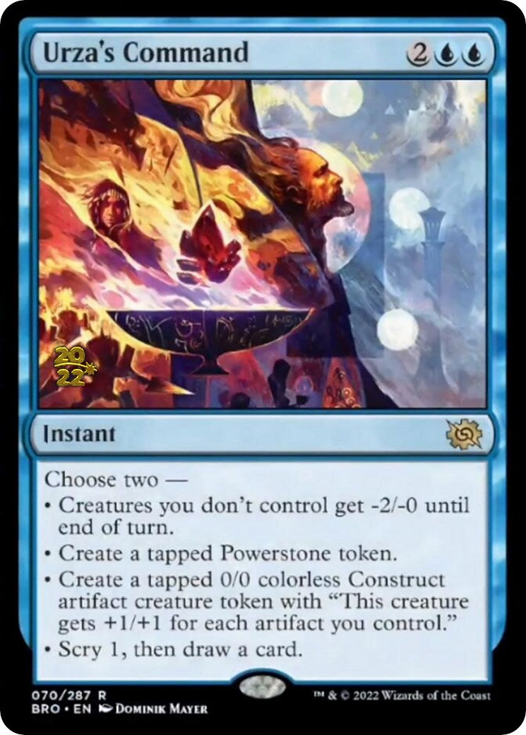 Urza's Command [The Brothers' War: Prerelease Promos] | Webway Games