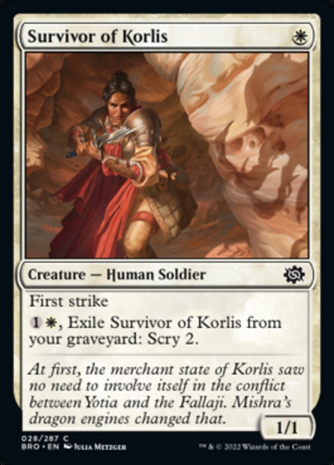 Survivor of Korlis [The Brothers' War] | Webway Games