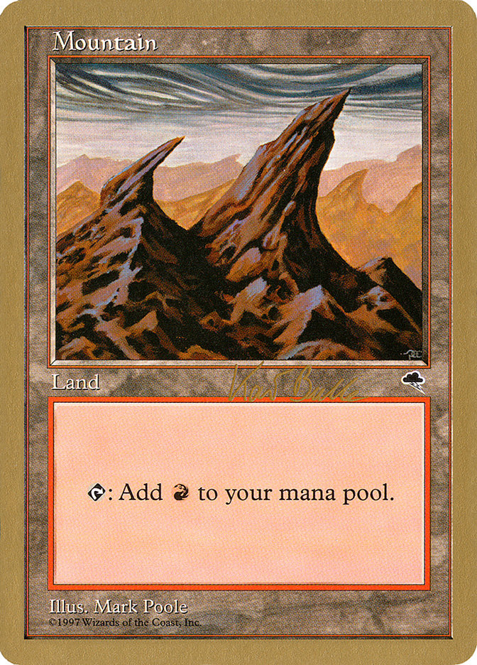 Mountain (kb344) (Kai Budde) [World Championship Decks 1999] | Webway Games