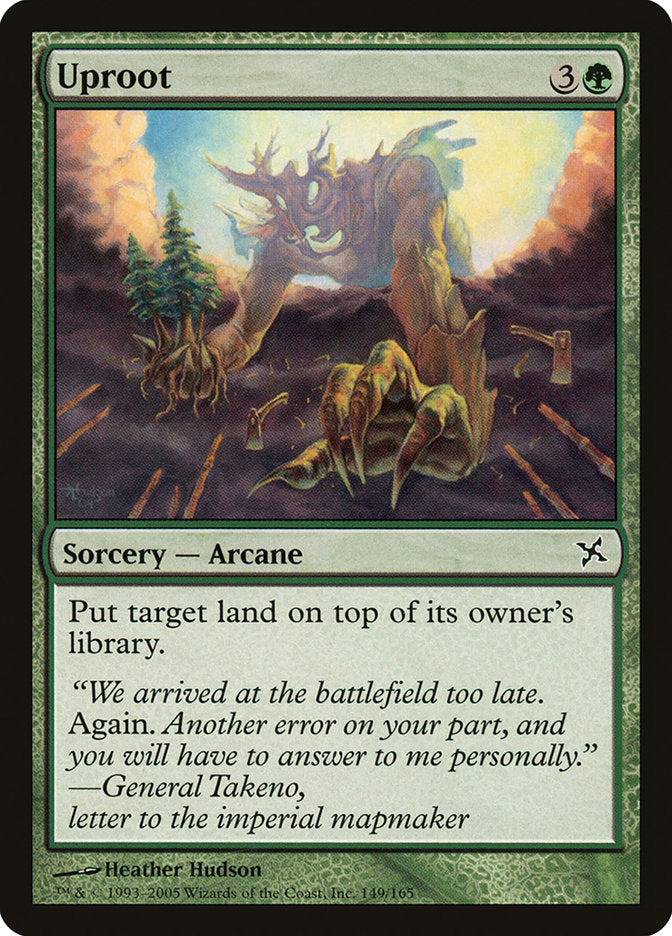 Uproot [Betrayers of Kamigawa] | Webway Games