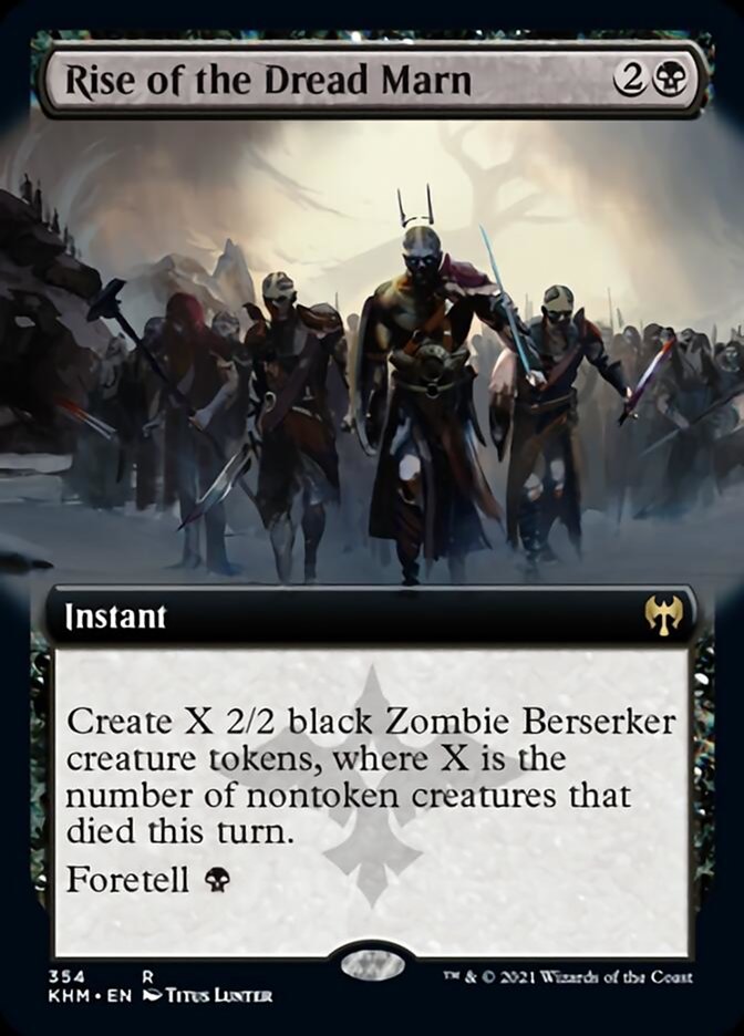 Rise of the Dread Marn (Extended Art) [Kaldheim] | Webway Games