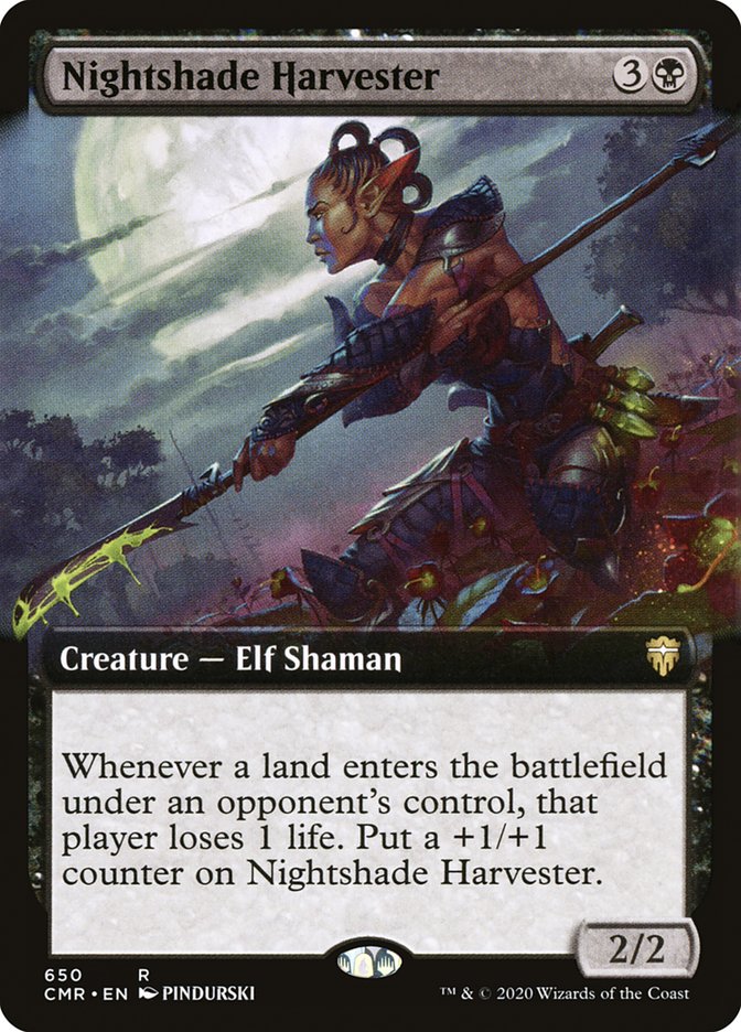 Nightshade Harvester (Extended Art) [Commander Legends] | Webway Games