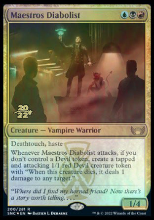 Maestros Diabolist [Streets of New Capenna Prerelease Promos] | Webway Games