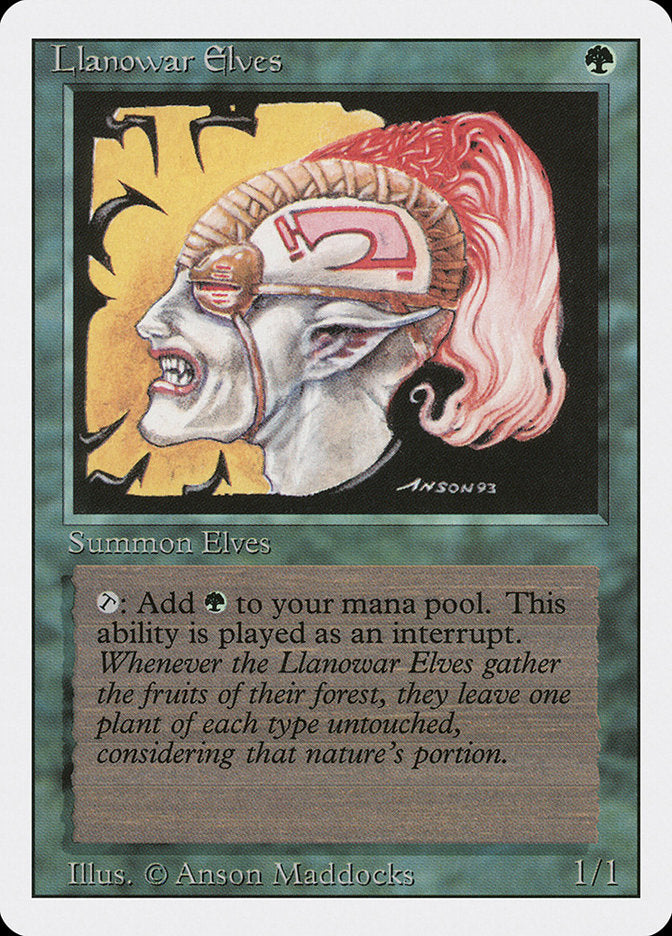 Llanowar Elves [Revised Edition] | Webway Games