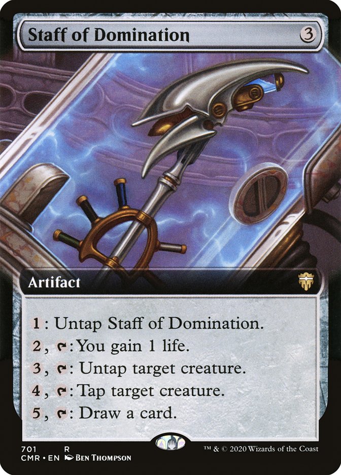 Staff of Domination (Extended Art) [Commander Legends] | Webway Games