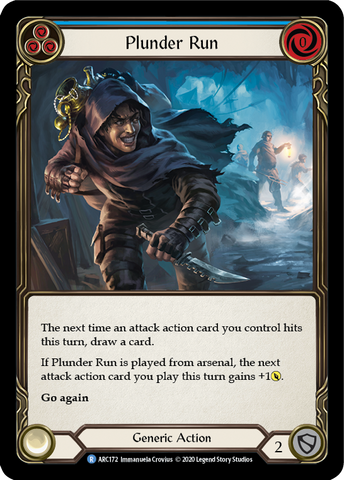 Plunder Run (Blue) [ARC172] Unlimited Rainbow Foil