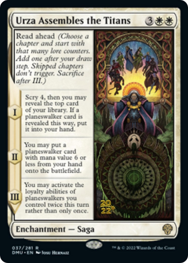 Urza Assembles the Titans [Dominaria United Prerelease Promos] | Webway Games