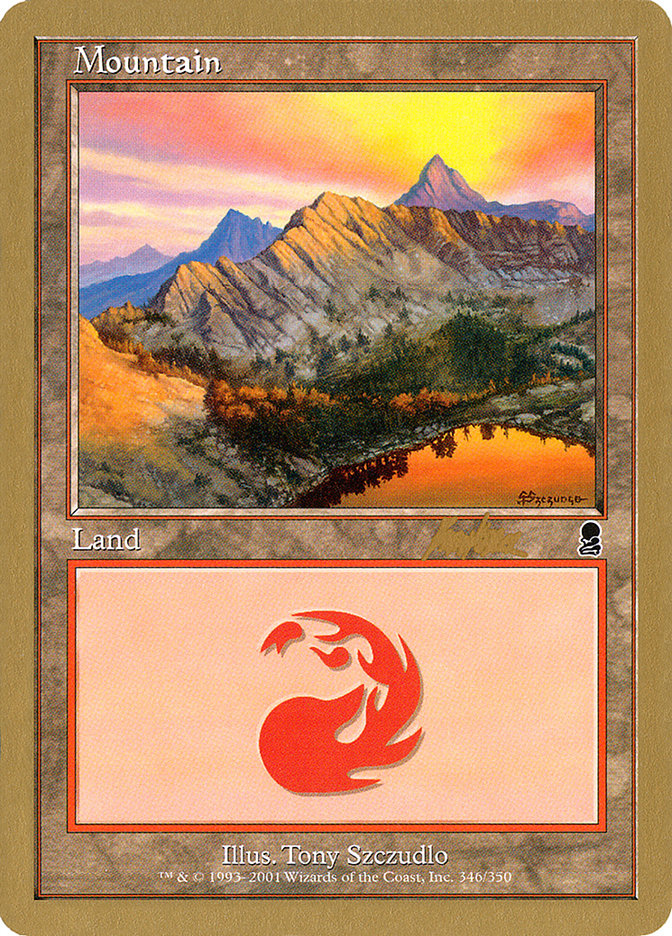 Mountain (bk346) (Brian Kibler) [World Championship Decks 2002] | Webway Games