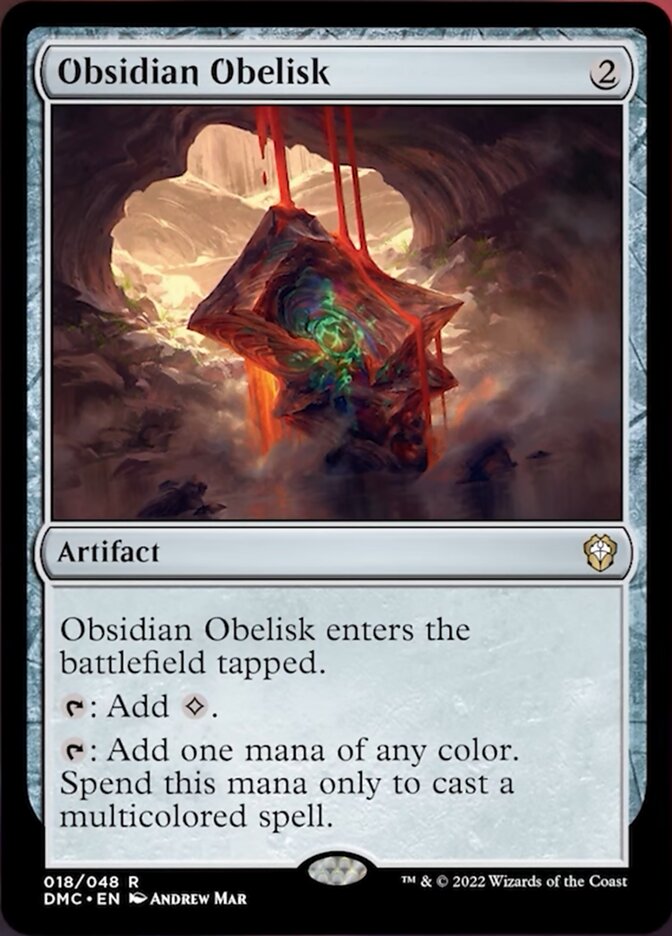 Obsidian Obelisk [Dominaria United Commander] | Webway Games