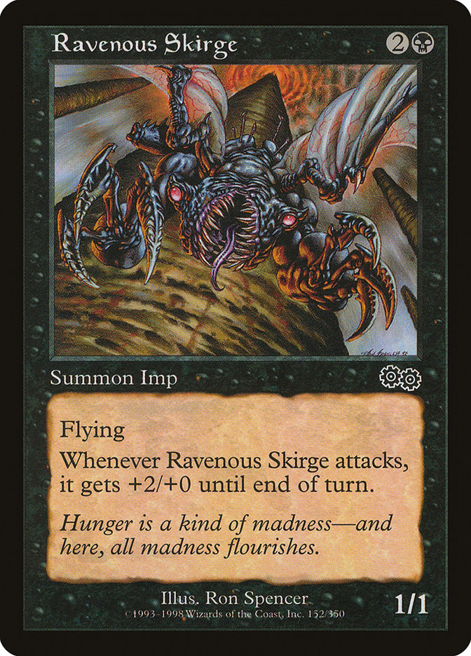 Ravenous Skirge [Urza's Saga] | Webway Games