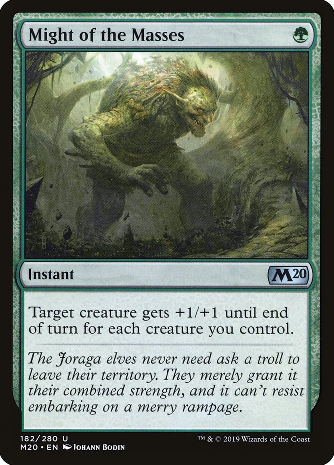 Might of the Masses [Core Set 2020] | Webway Games