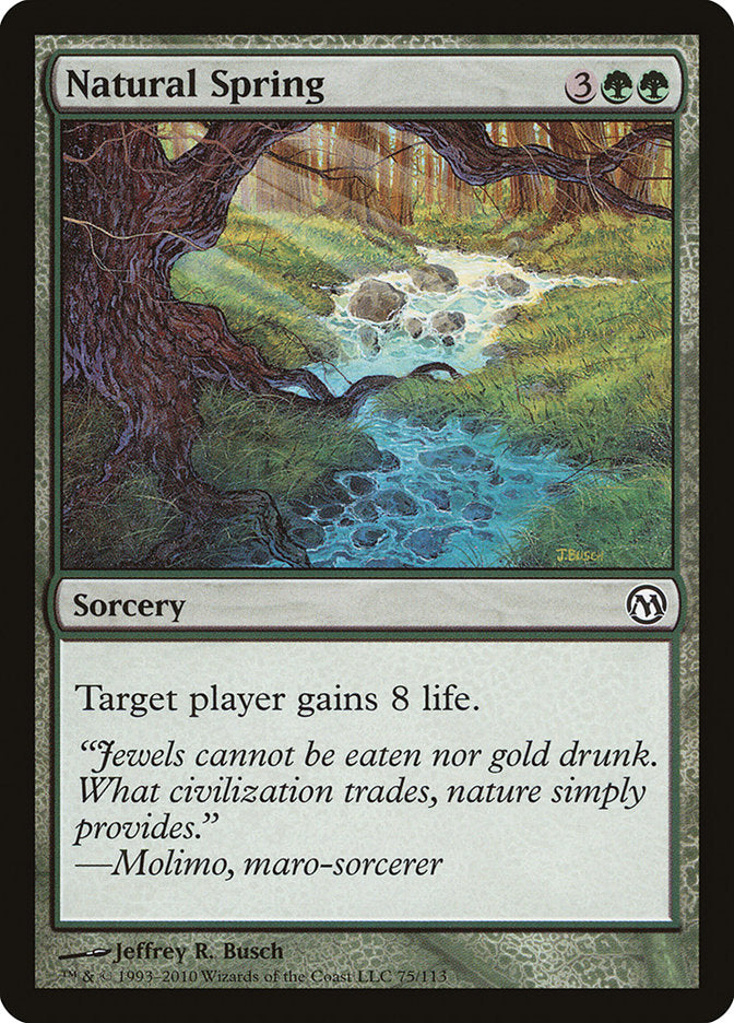Natural Spring [Duels of the Planeswalkers] | Webway Games