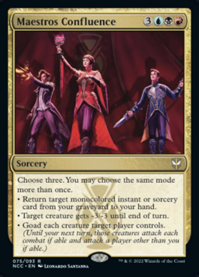 Maestros Confluence [Streets of New Capenna Commander] | Webway Games