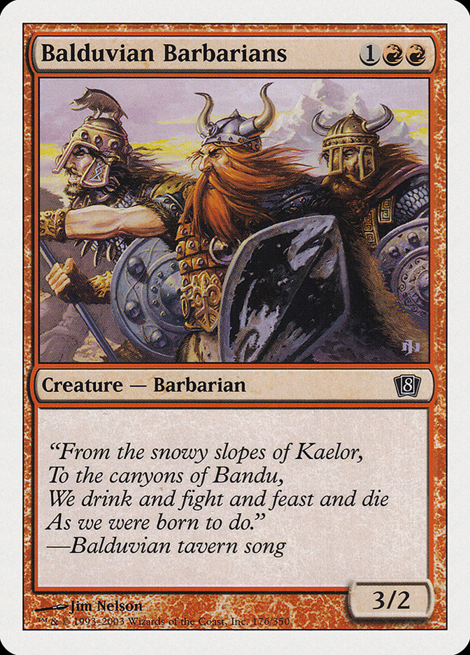 Balduvian Barbarians [Eighth Edition] | Webway Games