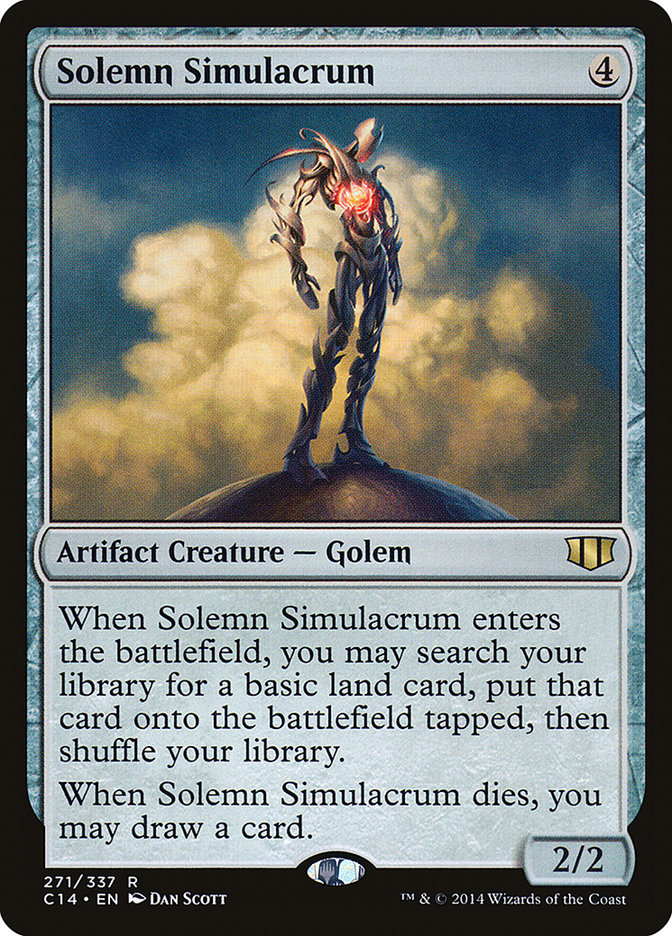 Solemn Simulacrum [Commander 2014] | Webway Games