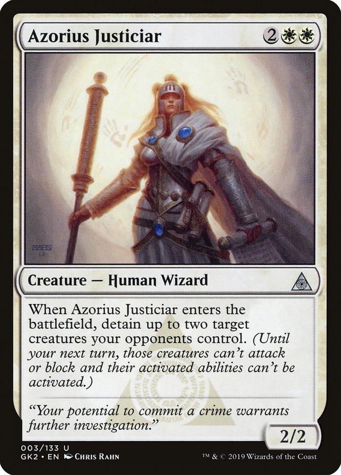 Azorius Justiciar [Ravnica Allegiance Guild Kit] | Webway Games