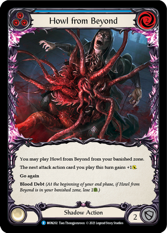 Howl from Beyond (Blue) [MON202] 1st Edition Normal