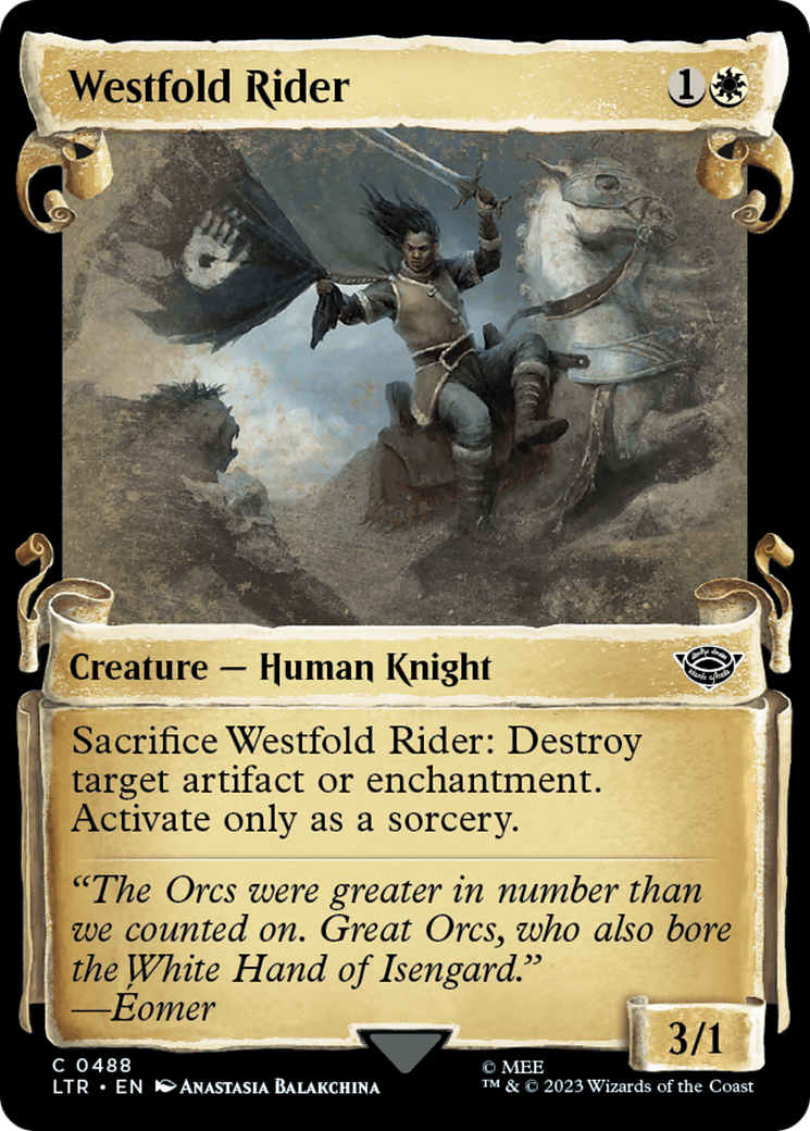 Westfold Rider [The Lord of the Rings: Tales of Middle-Earth Showcase Scrolls] | Webway Games