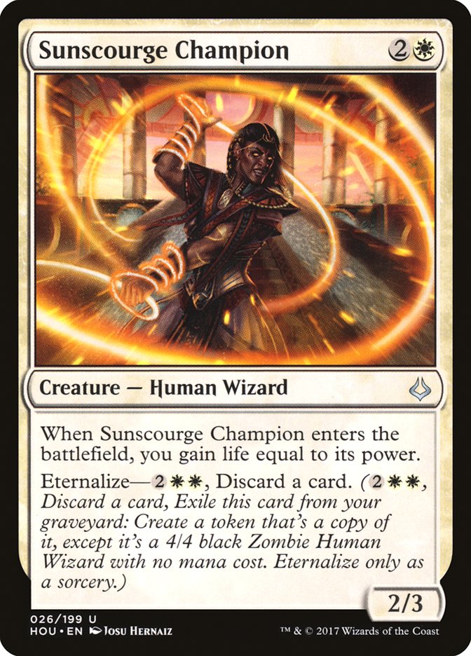 Sunscourge Champion [Hour of Devastation] | Webway Games