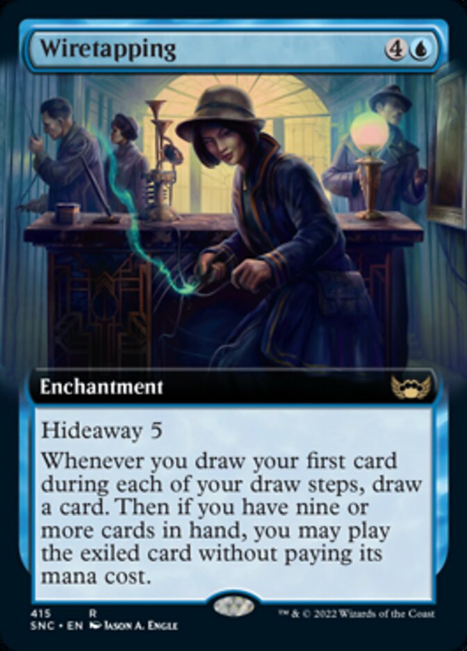 Wiretapping (Extended Art) [Streets of New Capenna] | Webway Games