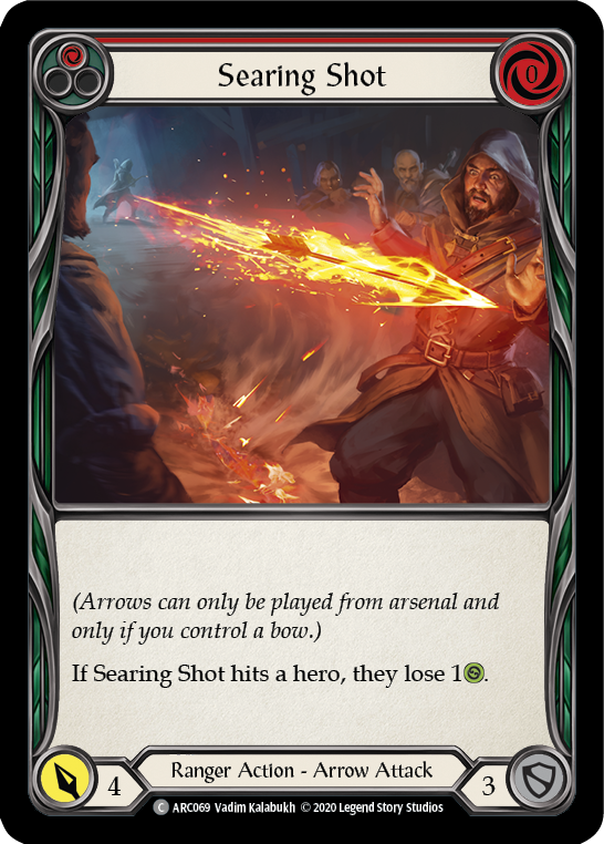 Searing Shot (Red) [ARC069] Unlimited Normal | Webway Games
