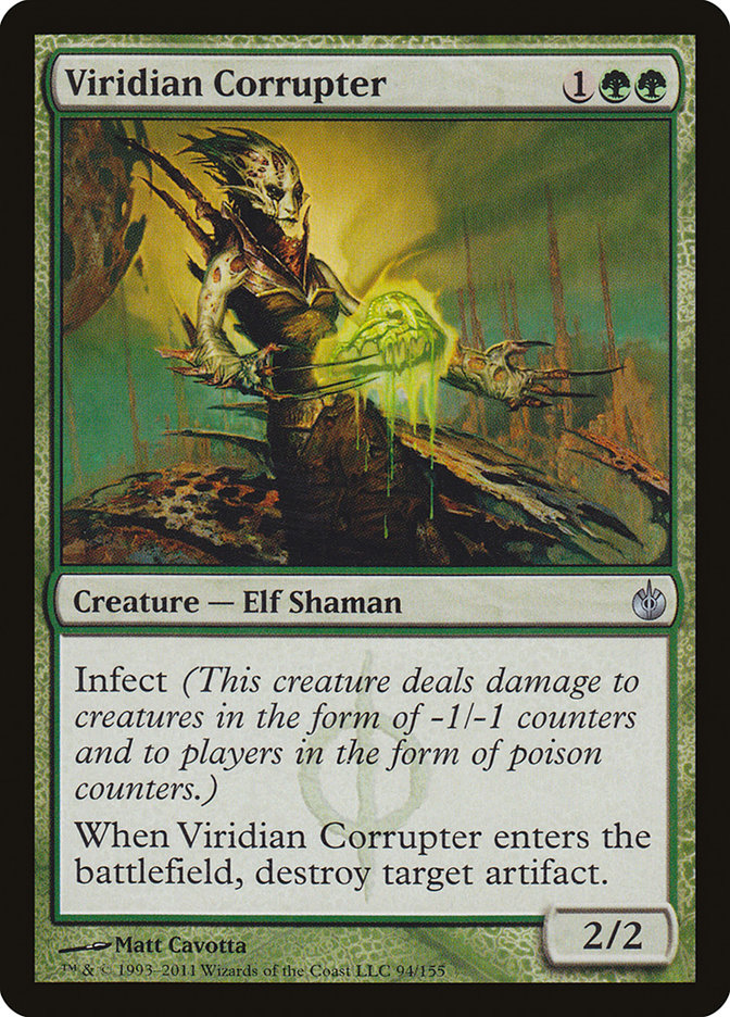 Viridian Corrupter [Mirrodin Besieged] | Webway Games