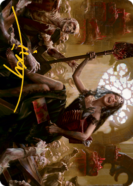 Gisa, Glorious Resurrector Art Card (Gold-Stamped Signature) [Innistrad: Midnight Hunt Art Series] | Webway Games