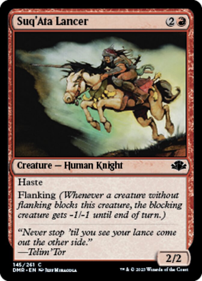 Suq'Ata Lancer [Dominaria Remastered] | Webway Games