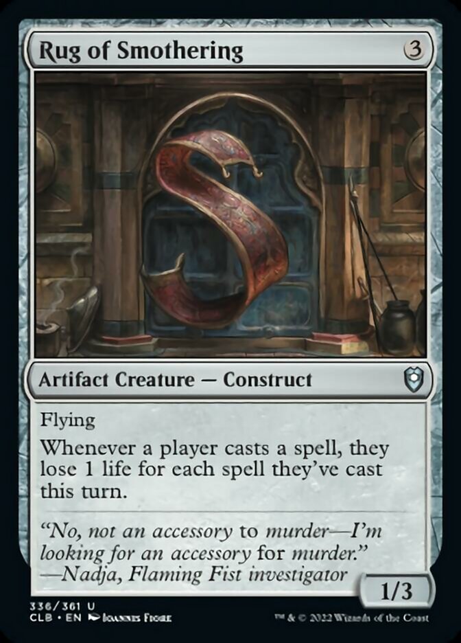 Rug of Smothering [Commander Legends: Battle for Baldur's Gate] | Webway Games