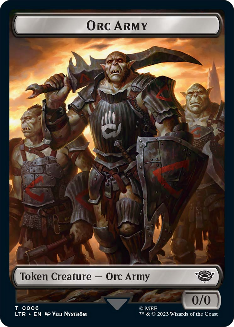 Food (11) // Orc Army (06) Double-Sided Token [The Lord of the Rings: Tales of Middle-Earth Tokens] | Webway Games