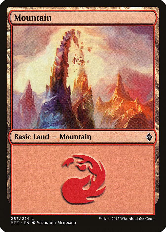 Mountain (#267a) [Battle for Zendikar]