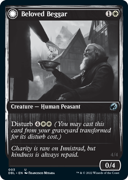 Beloved Beggar // Generous Soul [Innistrad: Double Feature] | Webway Games