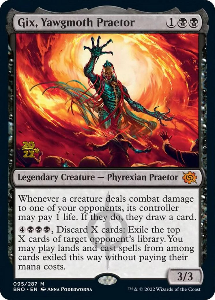 Gix, Yawgmoth Praetor [The Brothers' War: Prerelease Promos] | Webway Games