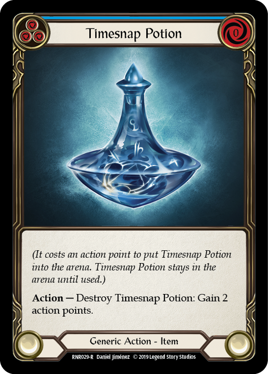 Timesnap Potion [RNR029-R] (Rhinar Hero Deck)  1st Edition Normal | Webway Games