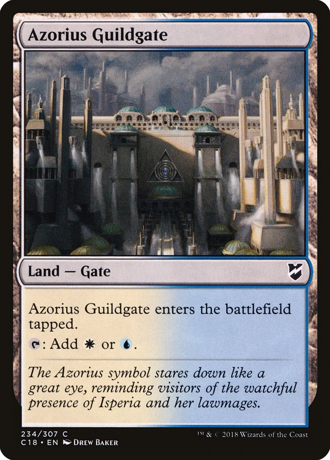 Azorius Guildgate [Commander 2018] | Webway Games