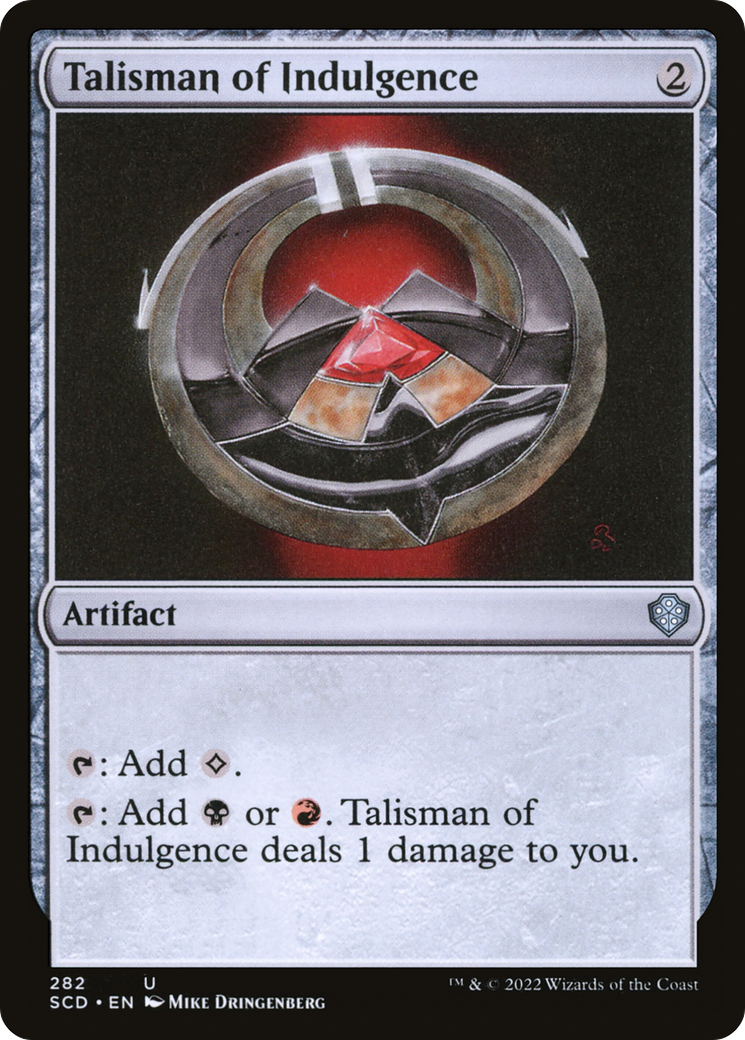 Talisman of Indulgence [Starter Commander Decks] | Webway Games