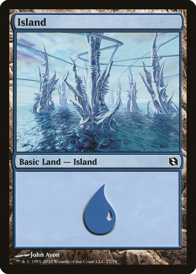 Island (#77) [Duel Decks: Elspeth vs. Tezzeret] | Webway Games