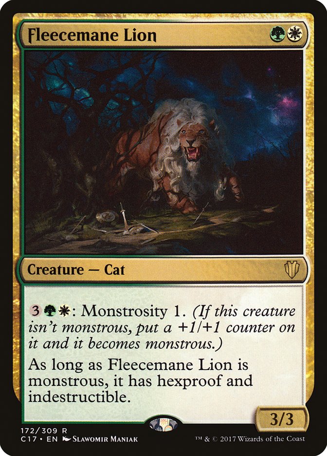 Fleecemane Lion [Commander 2017] | Webway Games
