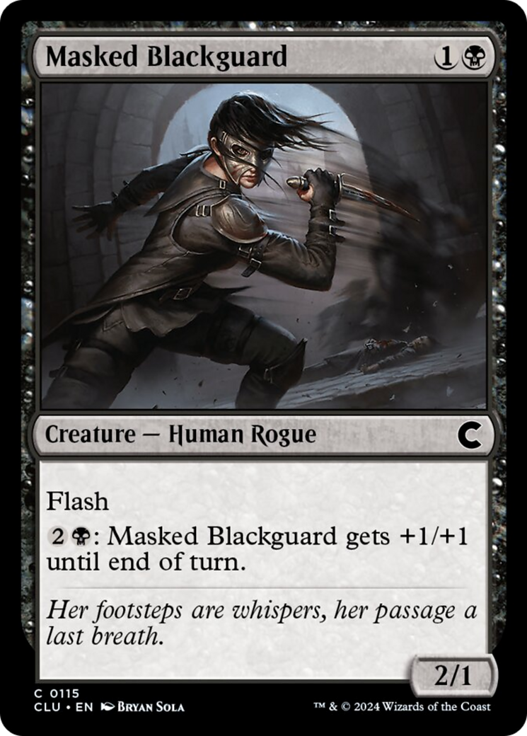 Masked Blackguard [Ravnica: Clue Edition] | Webway Games