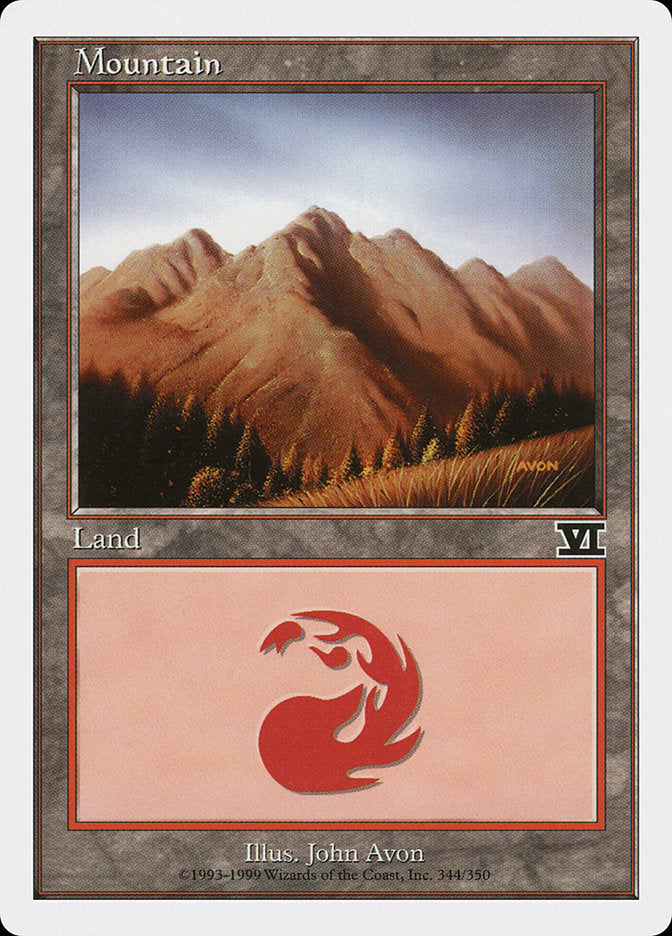 Mountain (#344) [Classic Sixth Edition] | Webway Games